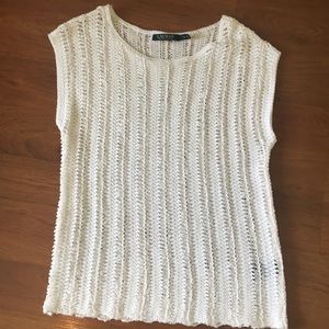 NWOT Lauren Ralph Lauren Open-Knit Sweater